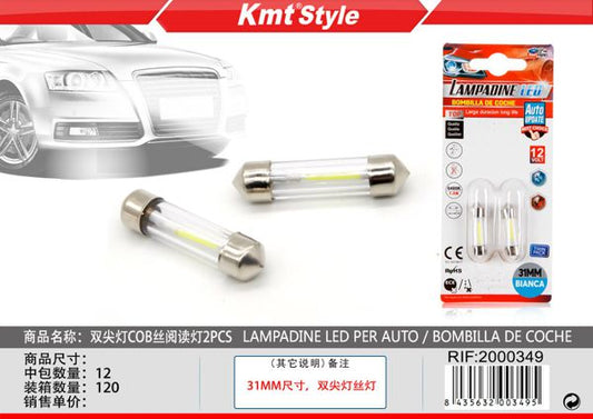 Lampadas de LED para Carro 2pcs 31mm
