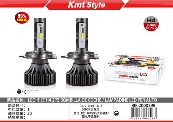 Lampada Automóvel LED (H4) 2pcs