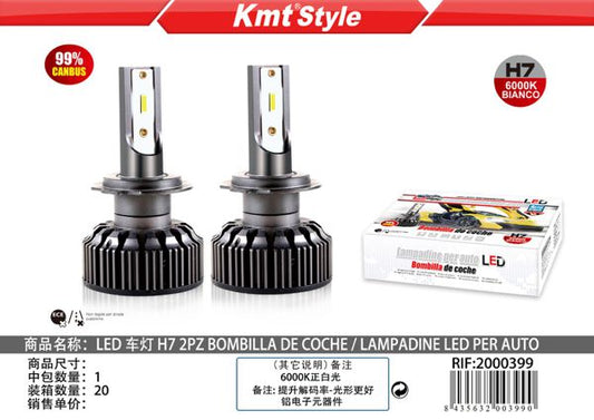 Lampada Automóvel LED (H7) 2pcs