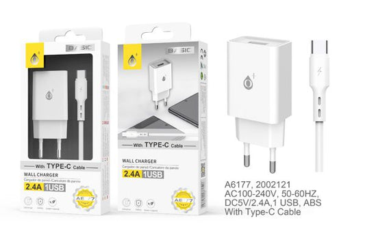 Carregador de Parede S.Basic Wilson A6177 Branco