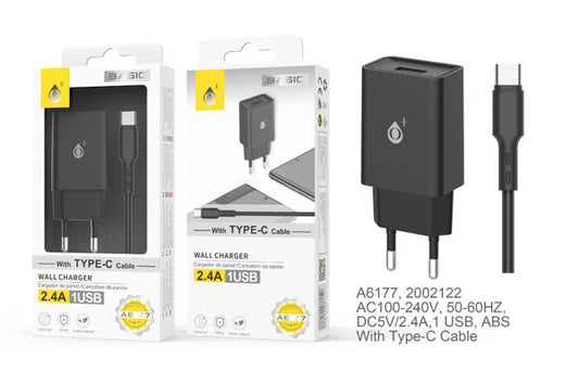 Carregador de Parede S.Basic Wilson A6177 Preto