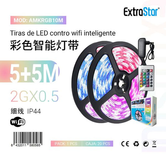 TIRA DE LED COMTRO WIFI INTELIGENTE 10M WIFI 55