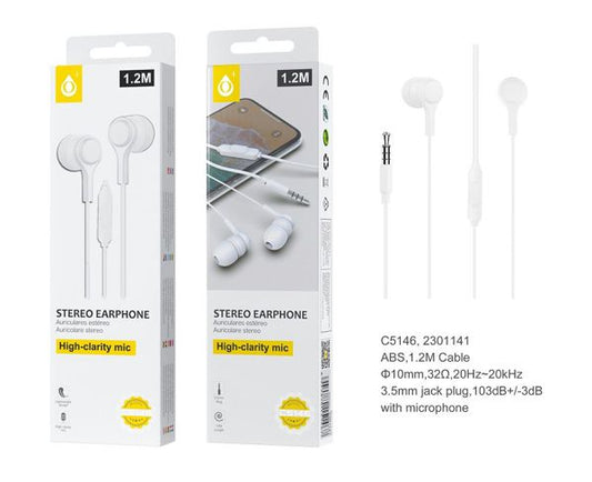 Fones de Ouvido C5146 Branco
