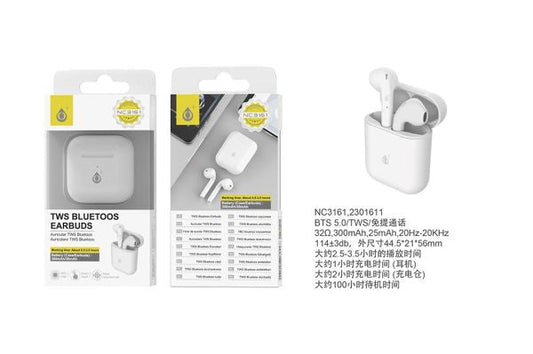 Fones de ouvido Bluetooth Roulis 5.0 TWS PURSE NC3161