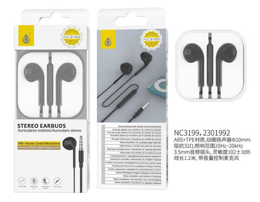 Fones de Ouvido com Caixa NC3199 Preto