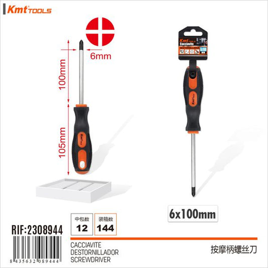 Chave de fenda manual 6*100+
