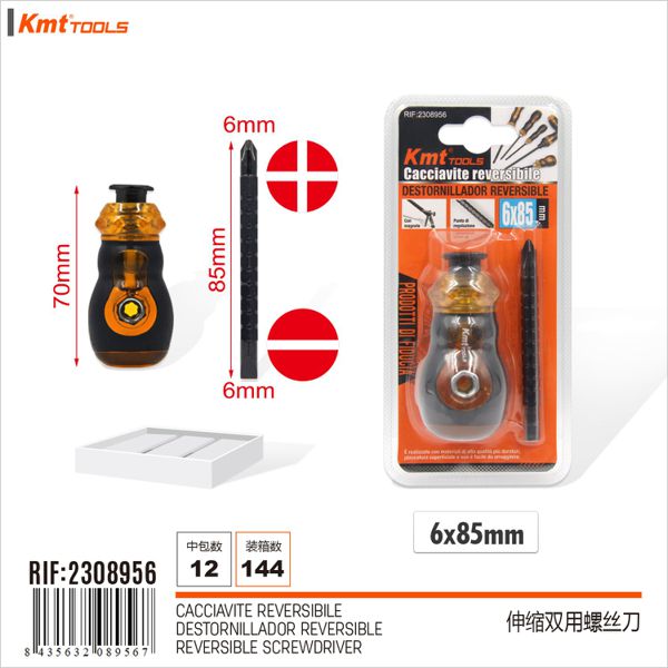 Conjunto Chaves de Fendas 6*85mm