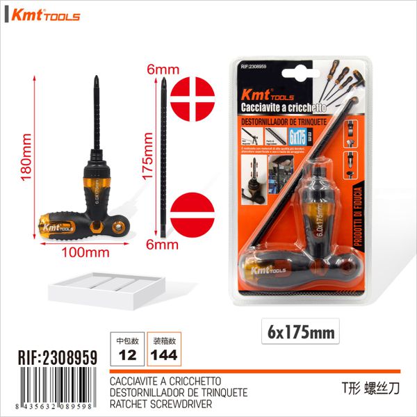 Conjunto Chaves de Fendas 6*175mm