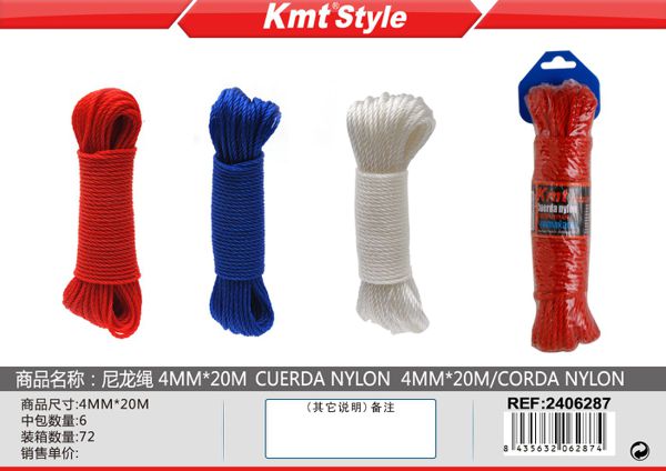 Corda Nylon 4*20mm