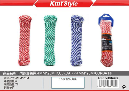 Corda Fibra 4mm*25m