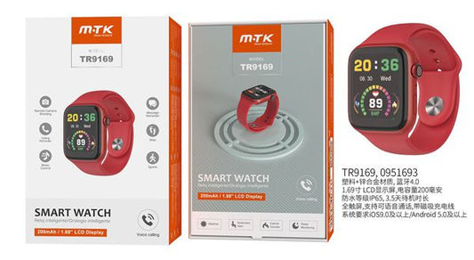 Relógio inteligente Vermelho