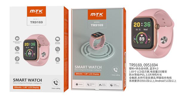 Relógio inteligente Rosa