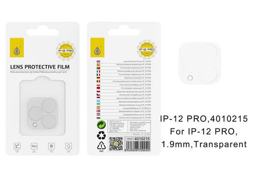 Protetor de vidro para câmeras iPhone 12 Pro  (6.1 Pulgadas)