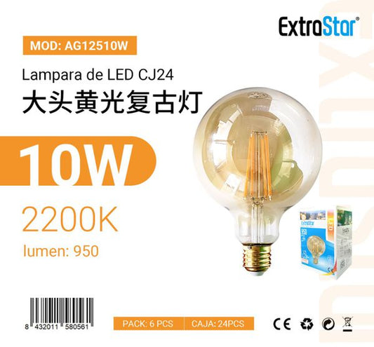 LÂMPDA DE LED 10W 2200KCJ24 LED  10W