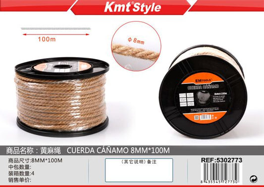 Corda de Canhamo 8*100m