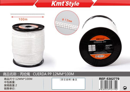 Corda de Poliester 12*100m