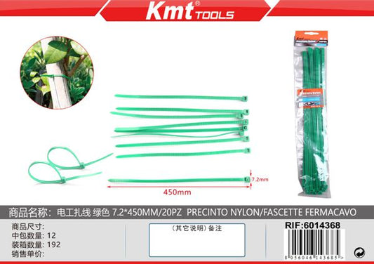 Abracadeiras Nylon 7.2*450mm/20pcs