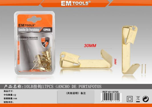 Gancho De Quadro 16pcs 10lb