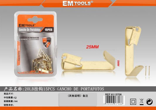 Gancho De Quadro 14pcs 20lb