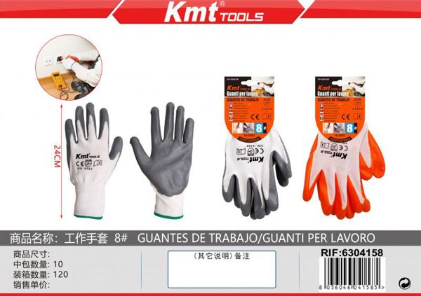 Luvas De Trabalho 8#