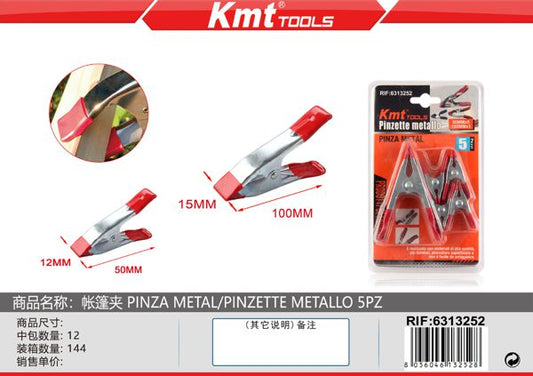 Pinças Metálicas 5pcs