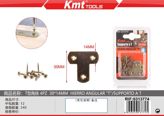 Cantos “T” 4pcs 30*14mm 4pcs