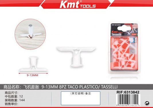 Bucha Para Pladur 9-13mm 8pcs