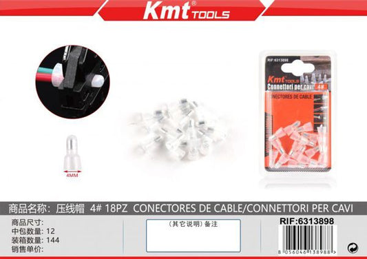 Conectores De Cabos 4mm 18pcs