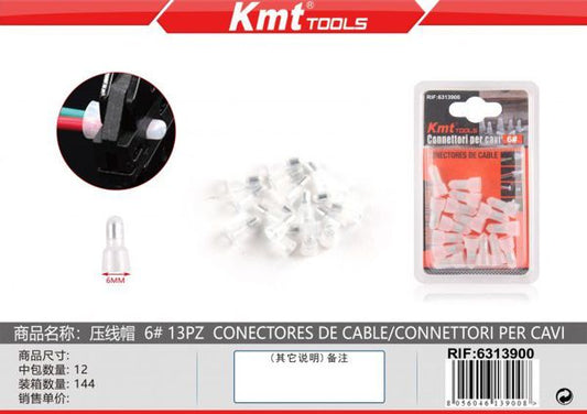 Conectores De Cabos 6mm 13pcs