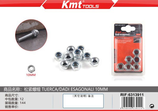 Porca De Parafuso 10mm 8pcs
