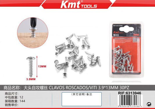 Parafuso Auto-Roscados 3.9*13mm 28PCS