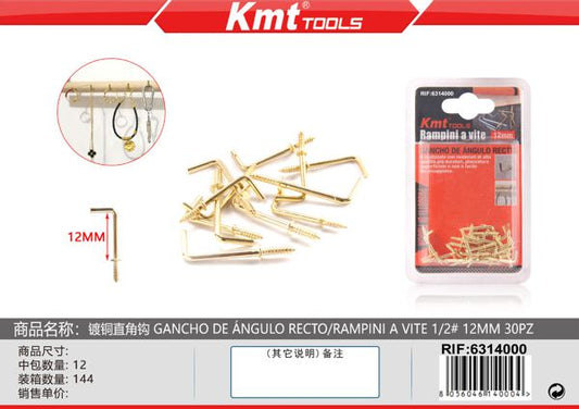 Gancho de Angulo Reto 1/2