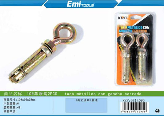 Gancho Extensível Metal 10# 2pcs