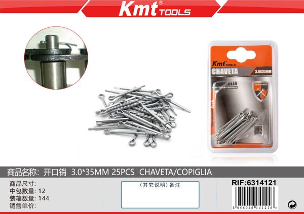 Cavilha 3.0*35mm 25pcs