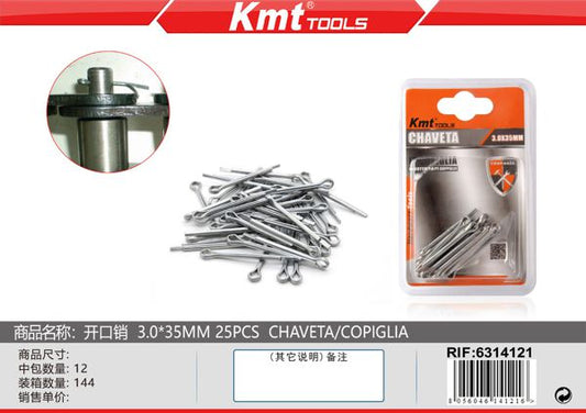 Cavilha 3.0*35mm 25pcs