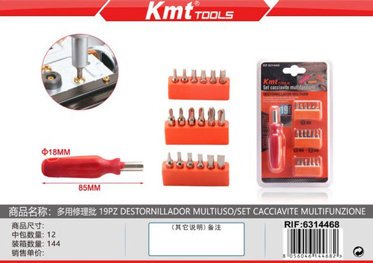 Conjunto de Chaves Multiuso 19PCS