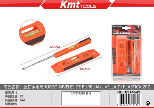 Conjunto Níveis de Bolhas 2PCS