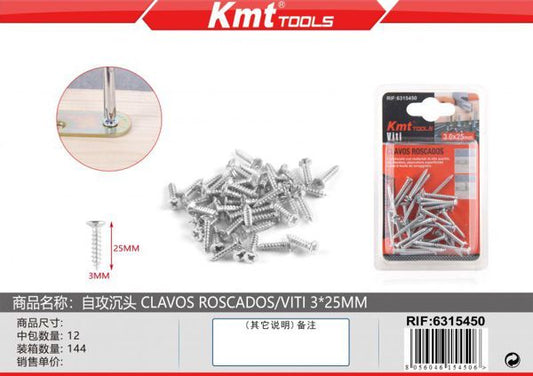 Parafuso 3*25mm 40pcs