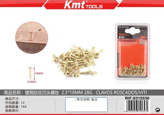 Parafuso 2.5*10mm 28g