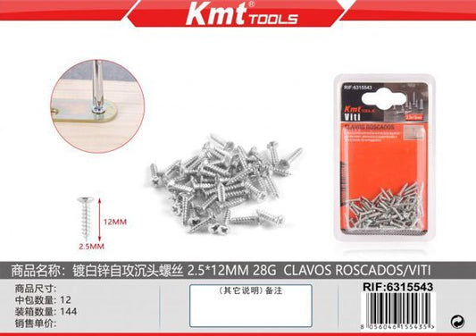 Parafuso 2.5*12mm 28g