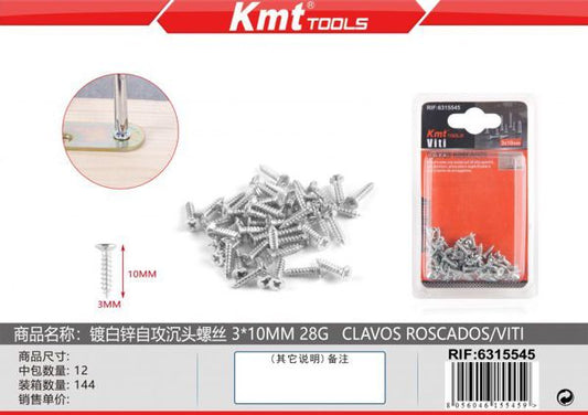 Parafuso 3*10mm 28g