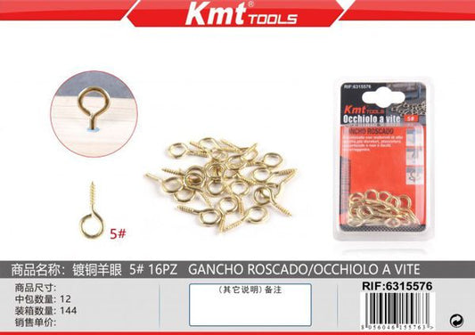 Gancho Fechado 5# 16pcs