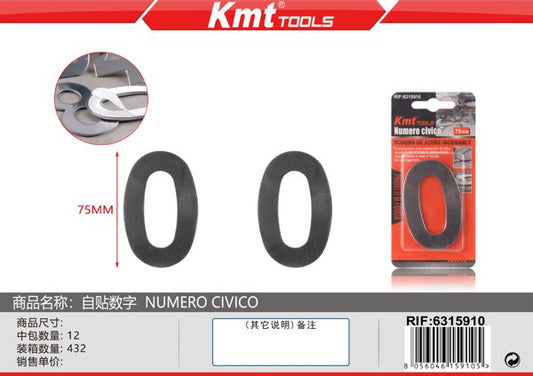 Numero de Aço Inoxidável 0