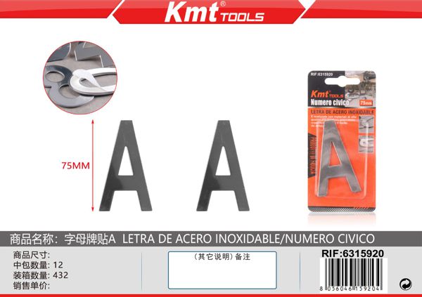 Numero de Aço Inoxidável A