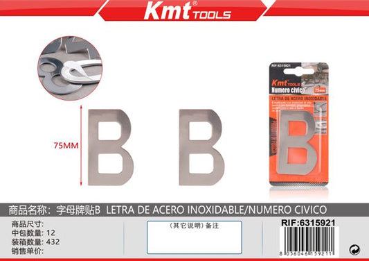 Numero de Aço Inoxidável B