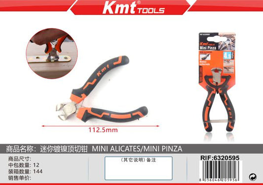 Mini Alicate Ponta Cortada Niquelado