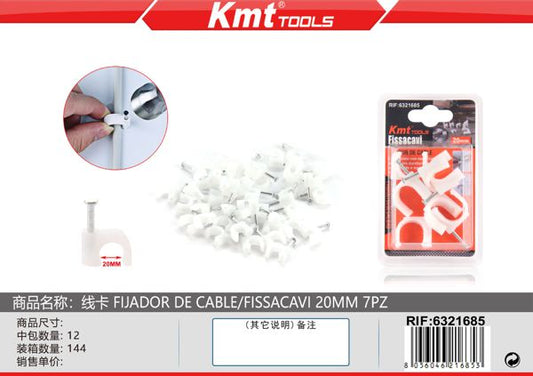 Abracadeira Para Cabos 20mm 7pcs