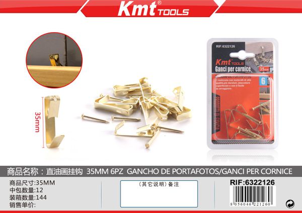 Gancho De Porta Fotos 35mm 6pcs