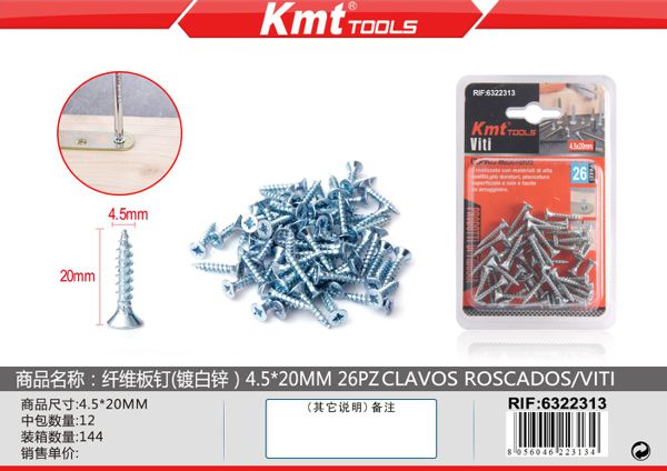 Parafuso 4.5*20mm 26pcs