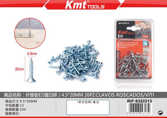 Parafuso 4.5*20mm 26pcs